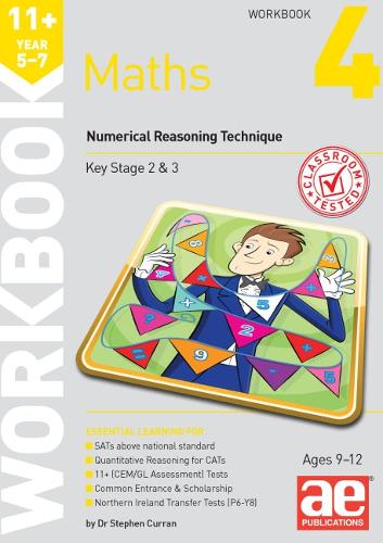 Бумажная книга «11+ Maths Year 5-7 Workbook 4: Numerical Reasoning», автор Стивен С. Курран - фото №1