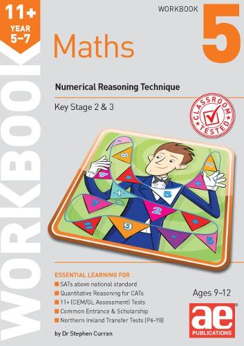 Бумажная книга «11+ Maths Year 5-7 Workbook 5: Numerical Reasoning», автор Стивен С. Курран - фото №1