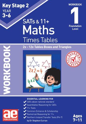 [object Object] «KS2 Times Tables Workbook 1: 2x - 12x Tables Boxes & Triangles», автор Д-р Стивен Курран - фото №1