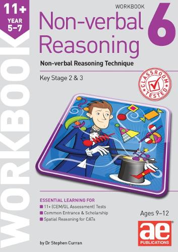 [object Object] «11+ Non-verbal Reasoning Year 5-7 Workbook 6: Non-verbal Reasoning Technique», авторов Натали Ноулз, Стивен С. Курран - фото №1