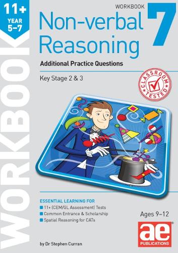 [object Object] «11+ Non-verbal Reasoning Year 5-7 Workbook 7: Additional CEM Style Practice Questions», авторов Андреа Ф. Ричардсон, Натали Ноулз, Стивен С. Курран - фото №1