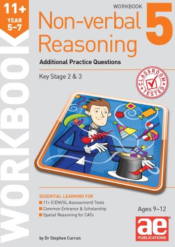 [object Object] «11+ Non-verbal Reasoning Year 5-7 Workbook 5: Additional Practice Questions», авторов Андреа Ф. Ричардсон, Д-р Стивен Курран - фото №1