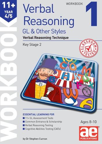 [object Object] «11+ Verbal Reasoning Year 4/5 GL & Other Styles Workbook 1: Verbal Reasoning Technique», авторів Д-р Стівен Керран, Жаккі Тернер - фото №1