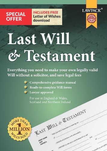 Бумажная книга «Last Will & Testament Kit», автор Лоупак - фото №1
