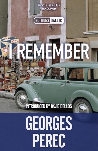 Бумажная книга «I Remember», авторов Жорж Перек, Филип Терри - фото №1