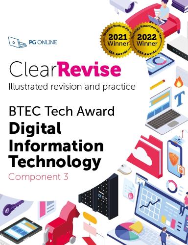 Паперова книга «ClearRevise BTEC Digital Information Technology Level 1/2 Component 3» - фото №1