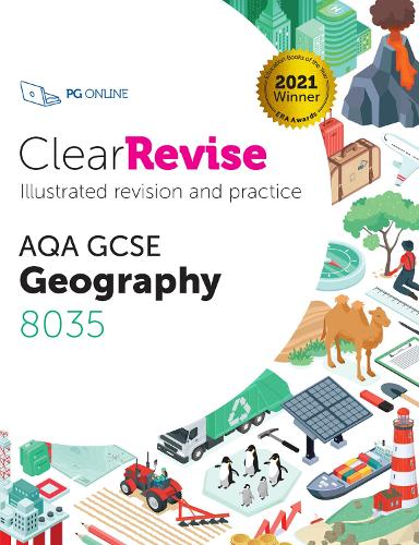 Бумажная книга «ClearRevise AQA GCSE Geography 8035», автор PG Online - фото №1