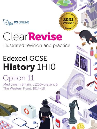Бумажная книга «ClearRevise Edexcel GCSE History 1HI0 Medicine in Britain», автор PG Online - фото №1