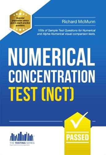 Paper book «Numerical Concentration Test (NCT): Sample Test Questions for Train Drivers and Recruitment Processes to Help Improve Concentration and Working Under Pressure», author Richard McMunn - фото №1