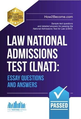 Паперова книга «Law National Admissions Test (LNAT): Essay Questions and Answers», автор How2Become - фото №1