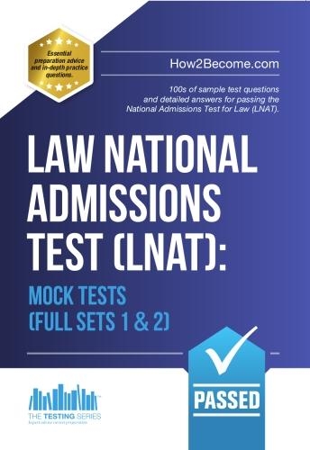 Paper book «Law National Admissions Test (LNAT): Mock Tests», author How2Become - фото №1