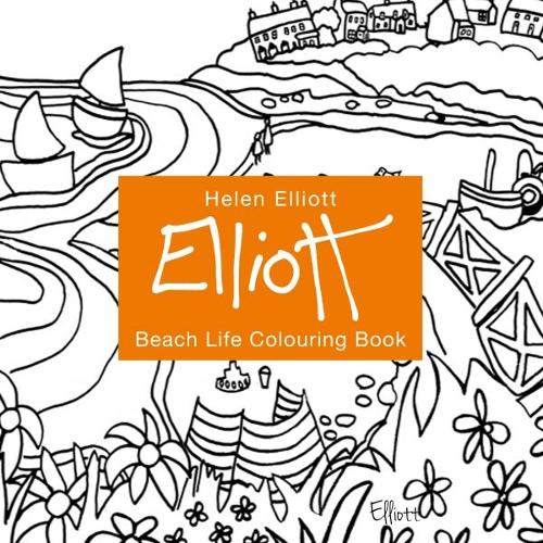 Бумажная книга «Helen Elliott Beach Life Colouring Book», автор Хелен Эллиотт - фото №1