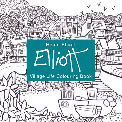 Паперова книга «Helen Elliott Village Life Colouring Book», автор Хелен Елліотт - фото №1