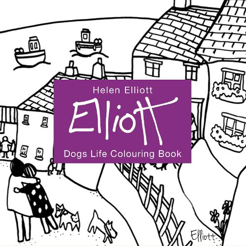 Паперова книга «Helen Elliott Dog's Life Colouring Book», автор Хелен Елліотт - фото №1