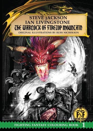 Бумажная книга «The Warlock of Firetop Mountain Colouring Book», авторов Ян Ливингстон, Стив Джексон - фото №1