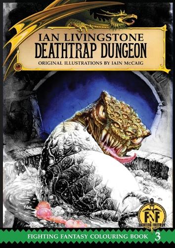 [object Object] «Deathtrap Dungeon Colouring Book», автор Ян Ливингстон - фото №1