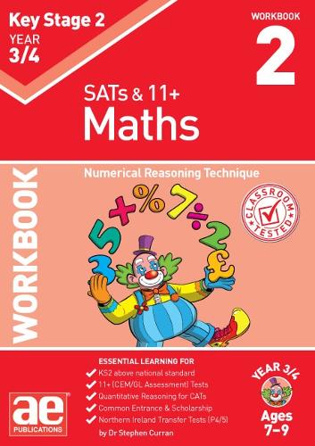 Бумажная книга «KS2 Maths Year 3/4 Workbook 2: Numerical Reasoning Technique», авторов Катрина Маккей, Стивен С. Курран - фото №1