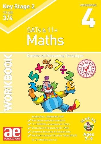 Бумажная книга «KS2 Maths Year 3/4 Workbook 4: Numerical Reasoning Technique», авторов Катрина Маккей, Стивен С. Курран - фото №1