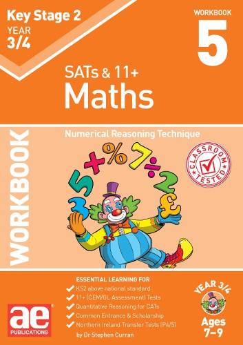 Бумажная книга «KS2 Maths Year 3/4 Workbook 5: Numerical Reasoning Technique», авторов Катрина Маккей, Стивен С. Курран - фото №1