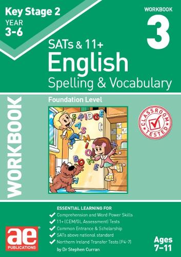 [object Object] «KS2 Spelling & Vocabulary Workbook 3: Foundation Level», авторів Д-р Стівен Керран, Уоррен Джей Воукс - фото №1
