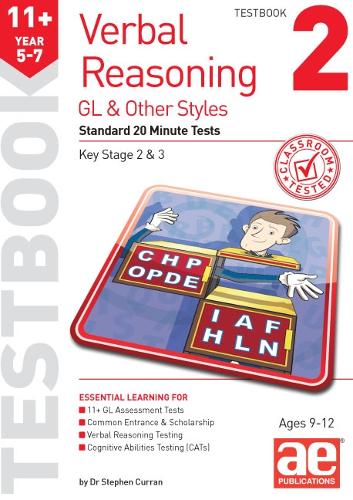 Бумажная книга «11+ Verbal Reasoning Year 5-7 GL & Other Styles Testbook 2: Standard 20 Minute Tests», авторов Стивен С. Курран, Уоррен Дж. Воукс - фото №1