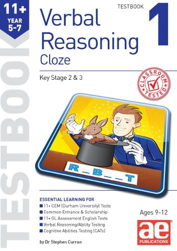 Бумажная книга «11+ Verbal Reasoning Year 5-7 Cloze Testbook 1», авторов Стивен С. Курран, Уоррен Дж. Воукс - фото №1