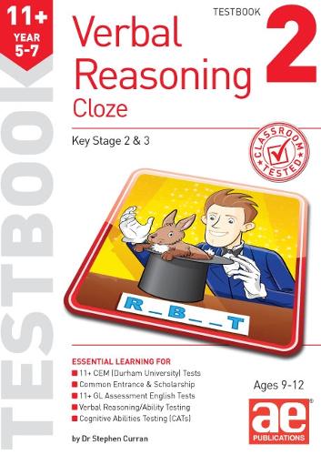 Бумажная книга «11+ Verbal Reasoning Year 5-7 Cloze Testbook 2», авторов Стивен С. Курран, Уоррен Дж. Воукс - фото №1