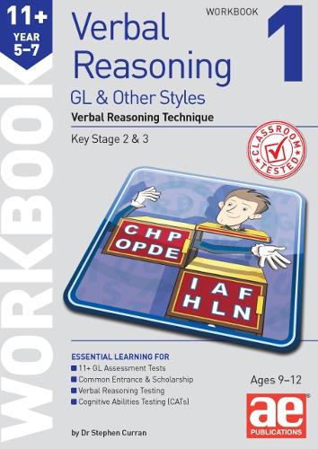 [object Object] «11+ Verbal Reasoning Year 5-7 GL & Other Styles Workbook 1: Verbal Reasoning Technique», автор Д-р Стівен Керран - фото №1