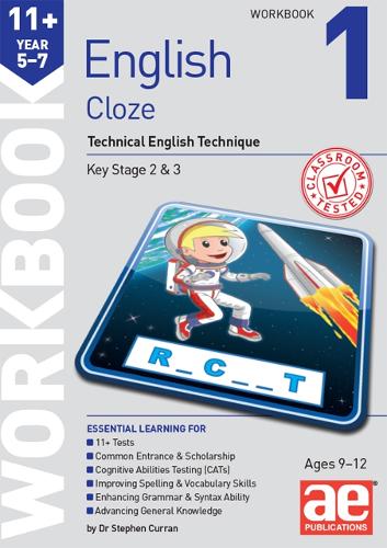 Бумажная книга «11+ English Year 5-7 Cloze Workbook 1: Technical English Technique», авторов Отем МакМахон, Стивен Курран, Уоррен Джей Воукс - фото №1