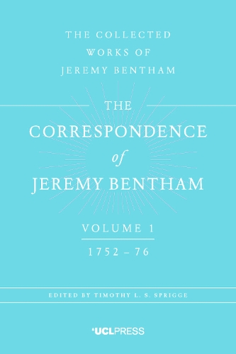 Бумажная книга «The Correspondence of Jeremy Bentham, Volume 1: 1752 to 1776», автор Джереми Бентам - фото №1