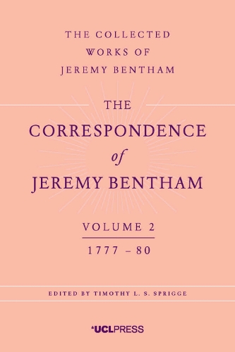 Бумажная книга «The Correspondence of Jeremy Bentham, Volume 2: 1777 to 1780», автор Джереми Бентам - фото №1