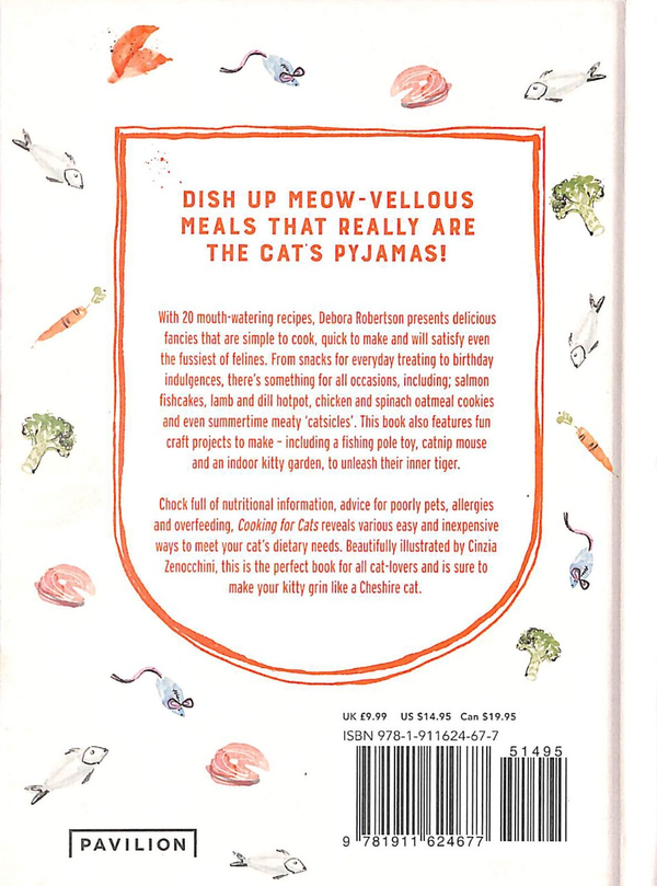 Бумажная книга «Cooking for Cats. The Healthy, Happy Way to Feed Your Cat», автор Дебора Робертсон - фото №1