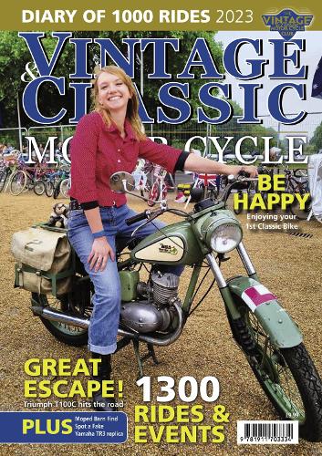 Бумажная книга «Vintage & Classic Motorcycle: Diary of 1000 Rides 2023», автор Питер Хеншоу - фото №1