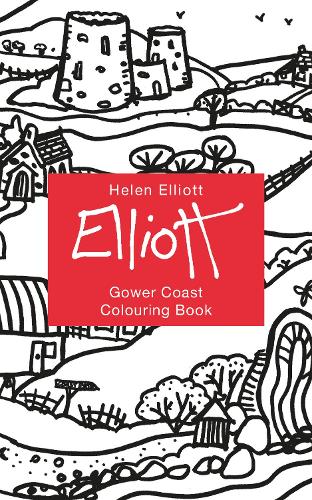 Бумажная книга «Helen Elliott Concertina Colouring Book: Gower Coast», автор Хелен Эллиотт - фото №1