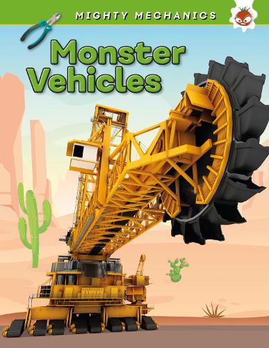 Паперова книга «Monster Vehicles - Mighty Mechanics», автор Джон Аллан - фото №1