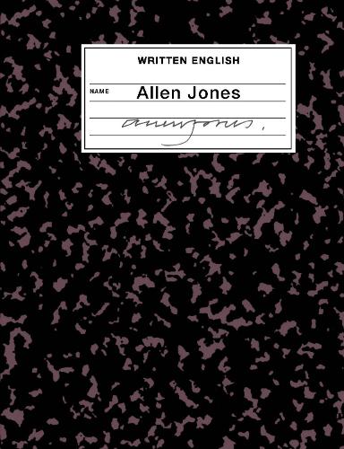 Паперова книга «Written English: An artist’s book by Allen Jones», автор Аллєн Джонс - фото №1