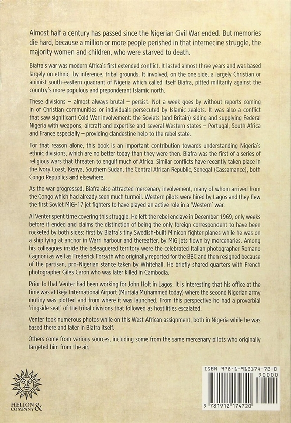 Бумажная книга «Biafra's War 1967-1970. A Tribal Conflict in Nigeria That Left a Million Dead», автор Эл Джей Вентер - фото №1