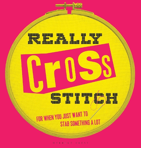 Бумажная книга «Really Cross Stitch: For When You Just Want to Stab Something a Lot», автор Рейна Фейхи - фото №1
