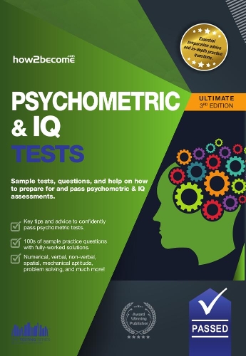 Paper book «Psychometric & IQ Tests», author How2Become - фото №1