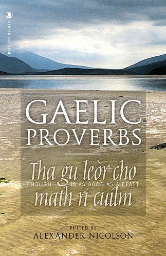 Паперова книга «Gaelic Proverbs», автор Александр Нікольсон - фото №1