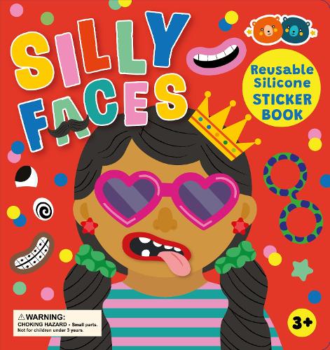 Паперова книга «Silicone Sticker Book - Silly Faces» - фото №1