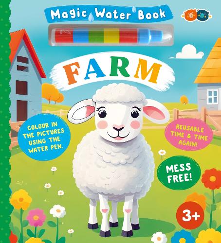 Бумажная книга «Magic Water Book - Farm» - фото №1