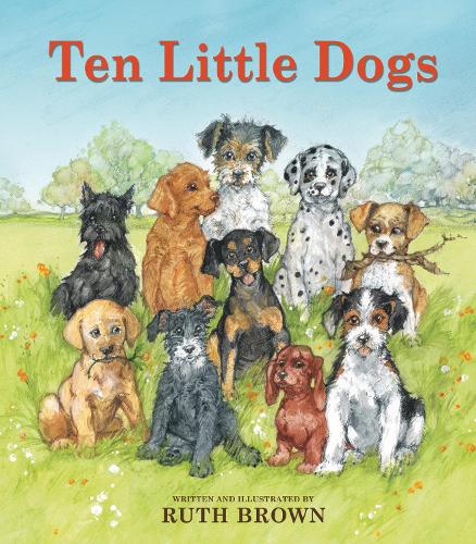 Паперова книга «Ten Little Dogs», автор Рут Браун - фото №1