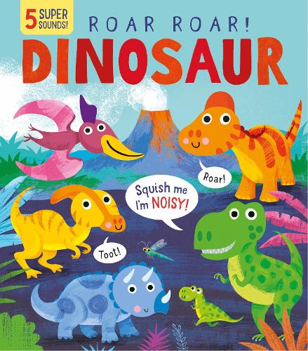 Паперова книга «Roar! Roar! Dinosaur», автор Беккі Девіс - фото №1
