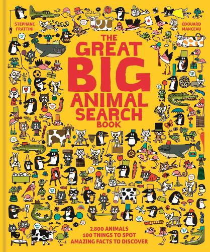 Паперова книга «The Great Big Animal Search Book», авторів Стефан Фраттіні, Едуард Мансо - фото №1