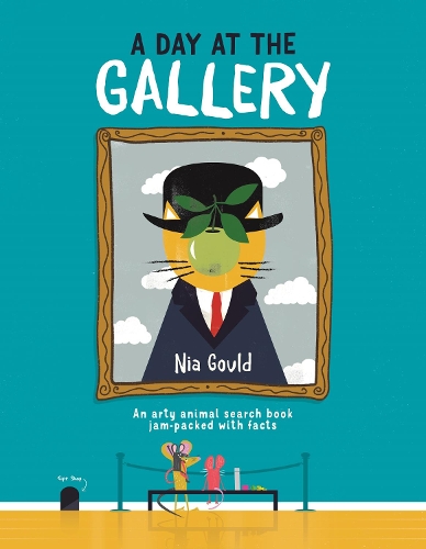 [object Object] «A Day at the Gallery: An arty animal search book jam-packed with facts», автор Ніа Гоулд - фото №1