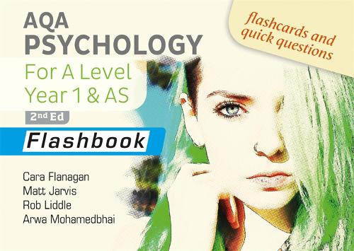 Паперова книга «AQA Psychology for A Level Year 1 & AS Flashbook: 2nd Edition», авторів Арва Мохамедбхай, Кара Фланаган, Роб Ліддл - фото №1