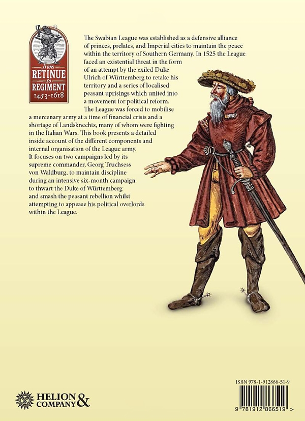 Паперова книга «The Army of the Swabian League 1525», автор Дуглас Міллер - фото №1