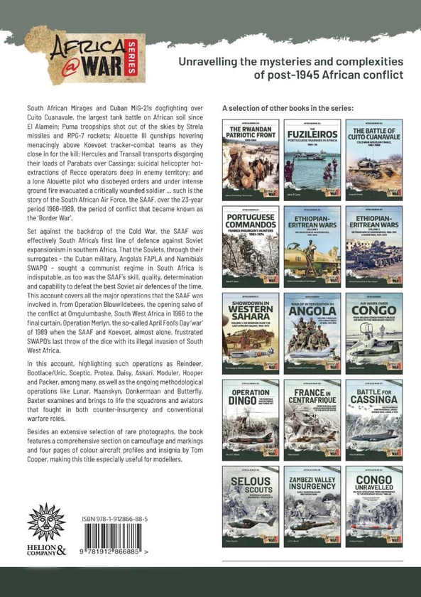 Паперова книга «SAAF'S Border War. The South African Air Force In Combat 1966-1989», автор Пітер Бакстер - фото №1