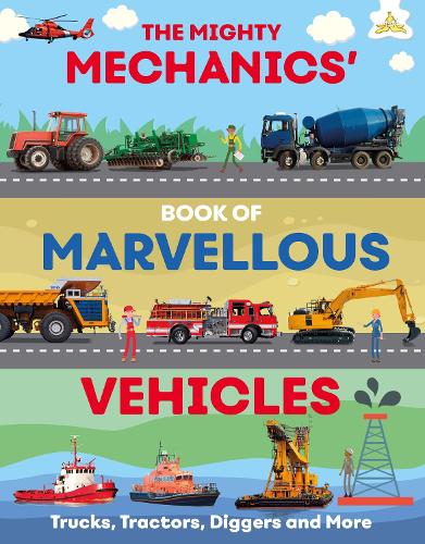 Паперова книга «The Mighty Mechanics' Book of Marvellous Vehicles», автор Емілі Кінгтон - фото №1